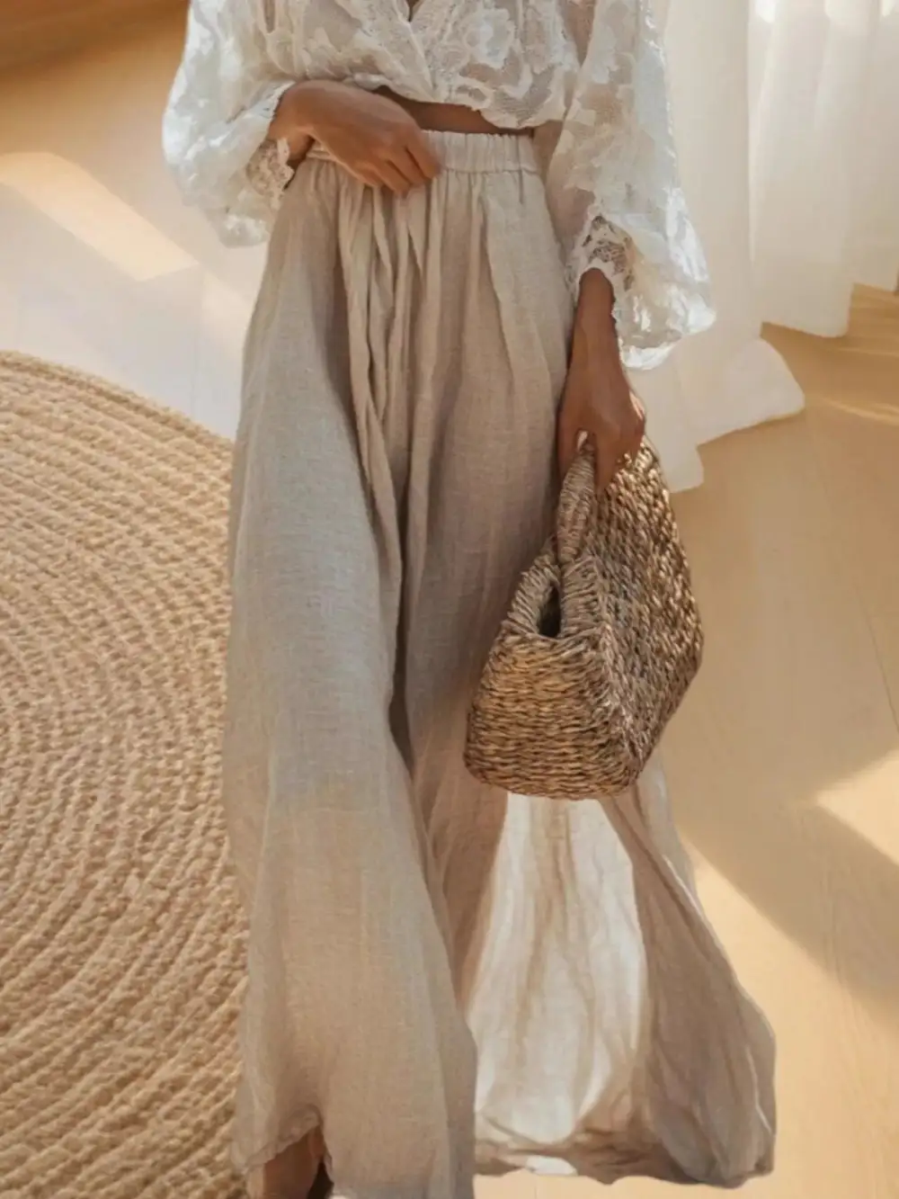 Long Sleeve Lace Coordinated Set