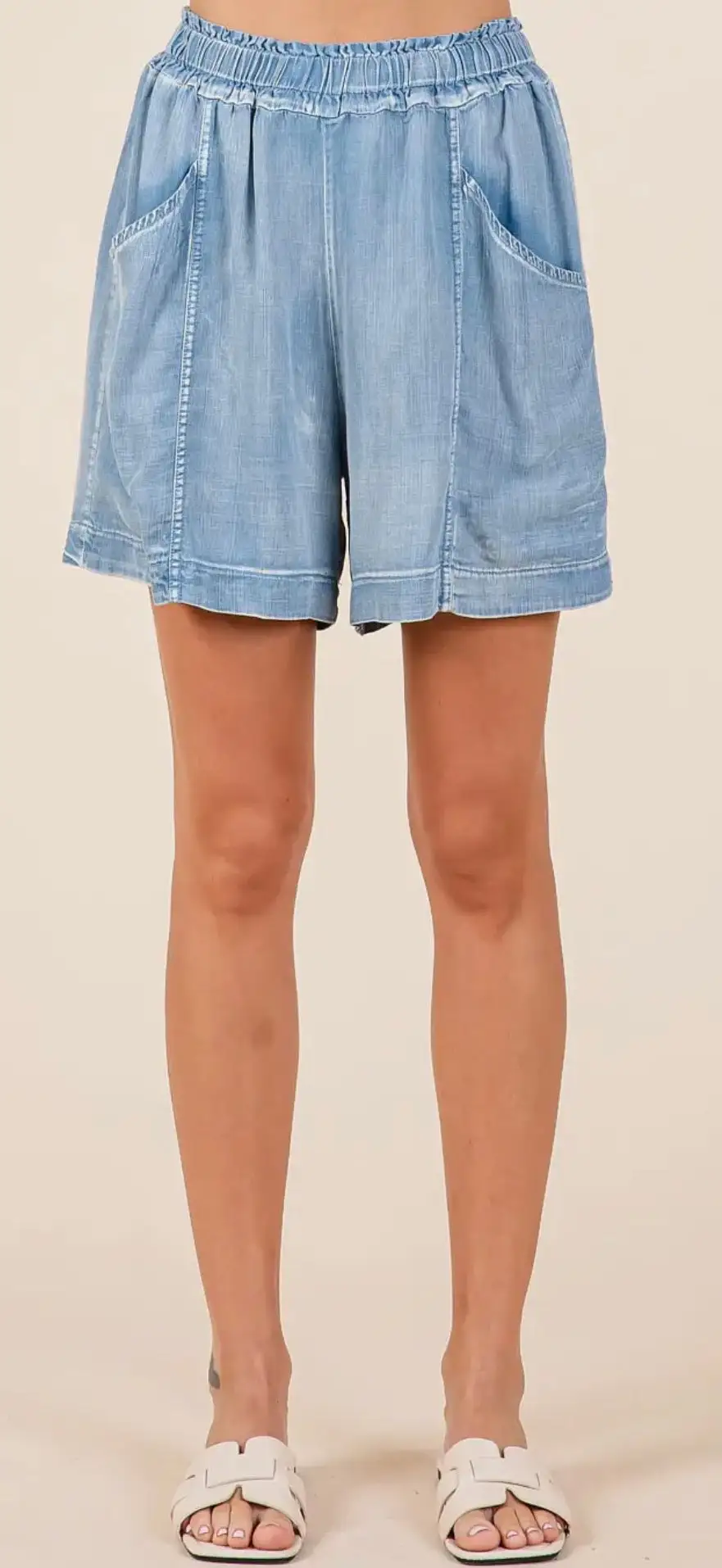 Woven Roomy Utility Casual Shorts
