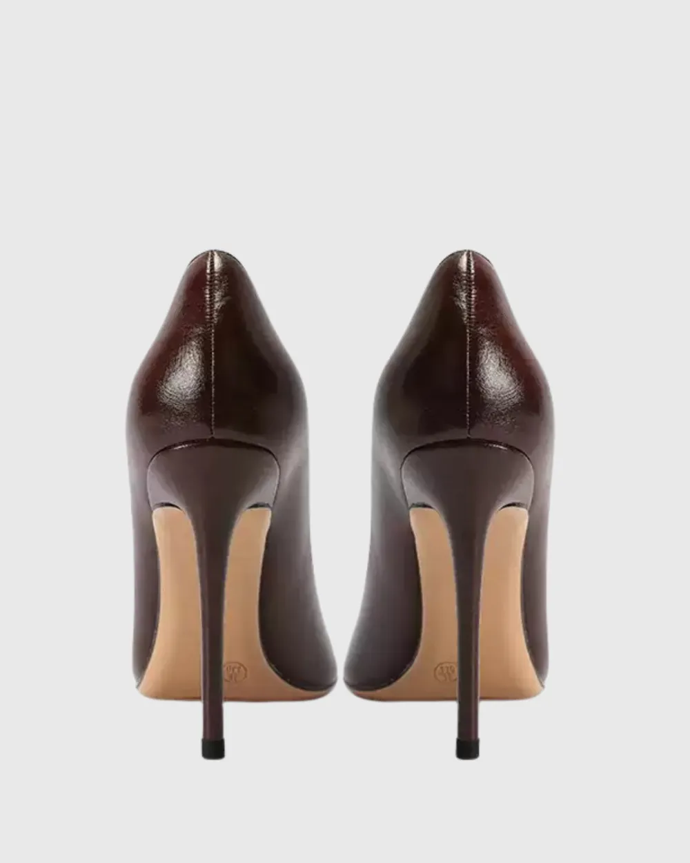 Leather Pumps in Brown