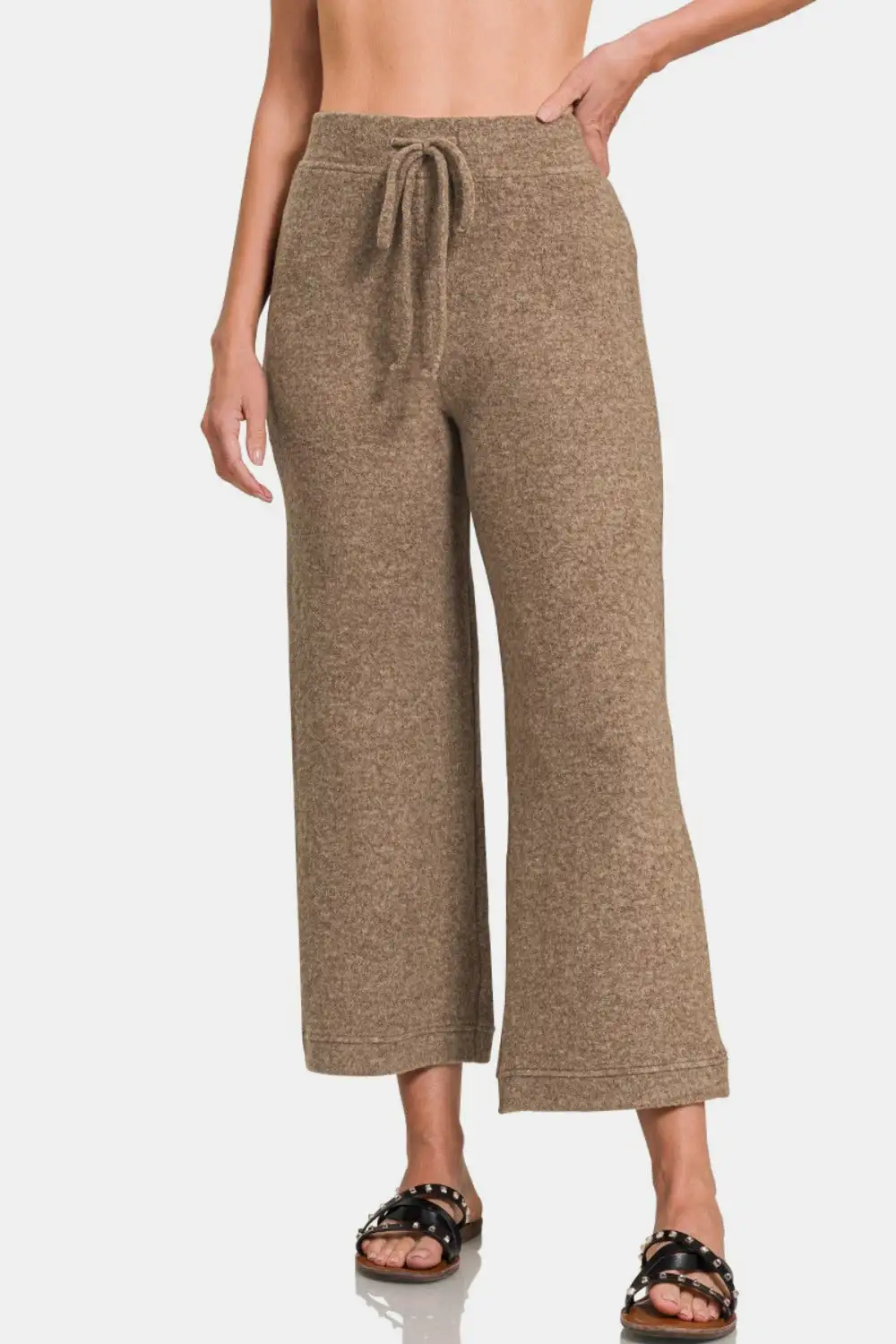 Drawstring Cropped Pants