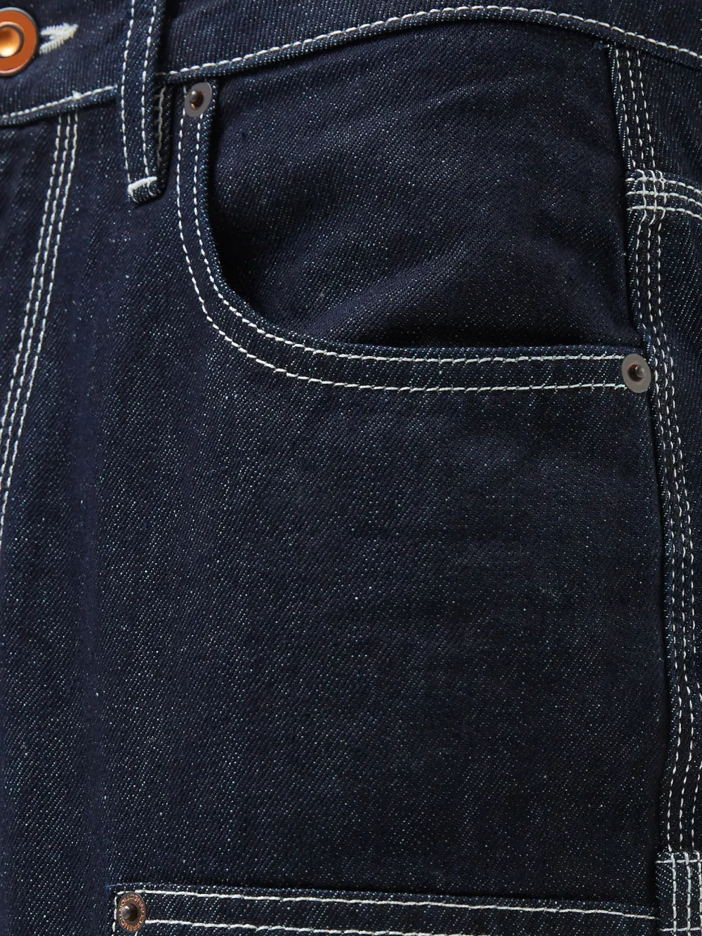 Designer Contrast Denim Blue Jeans