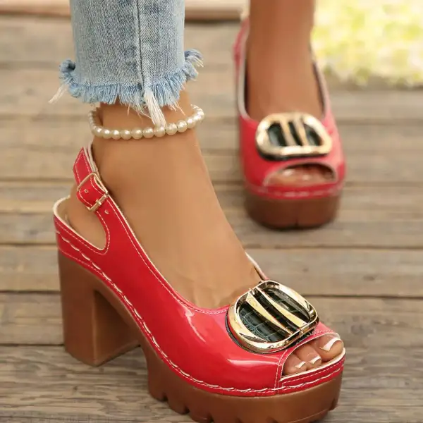 Heels Block Heel Sandals