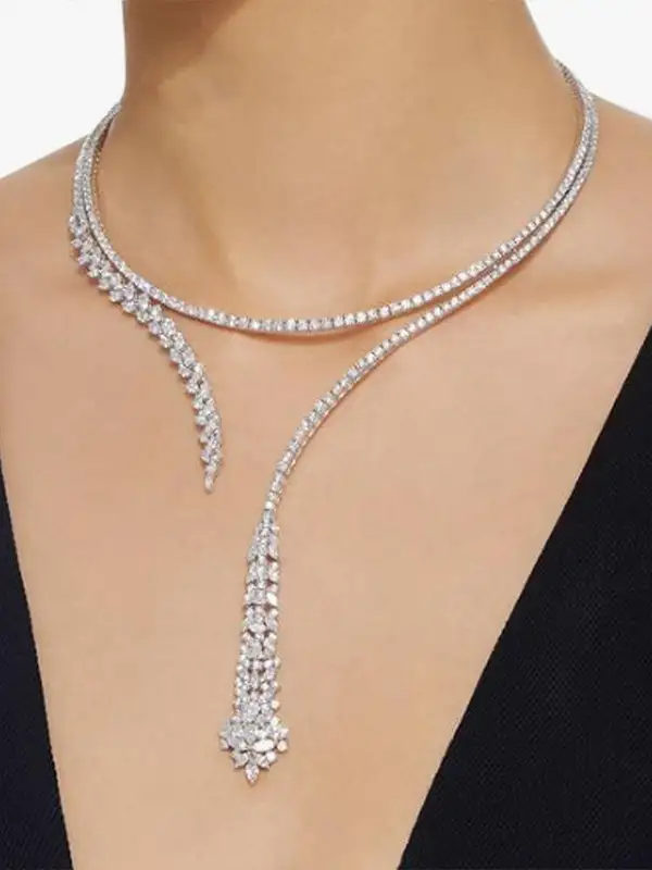 Statement Urban Rhinestone Necklace