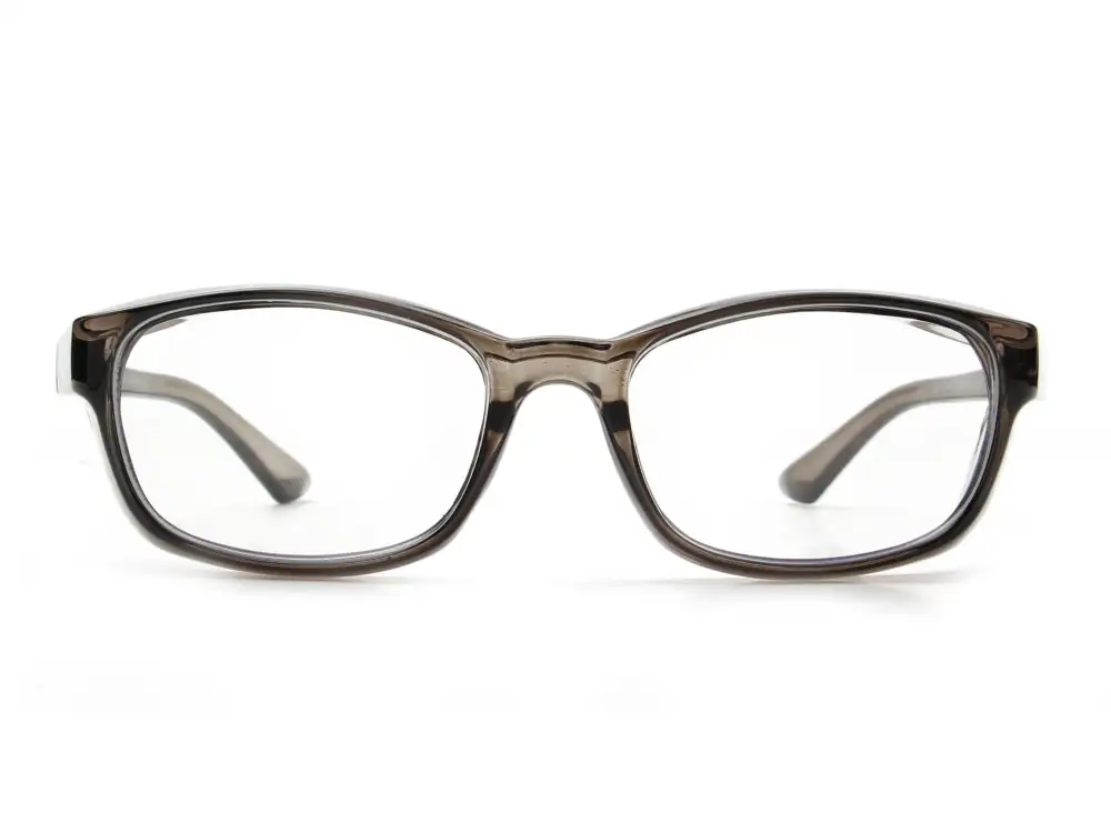 Smooth Glossy Rectangle Frame Sunglasses