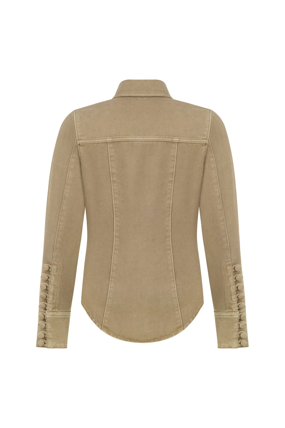 Lapel Denim Shirt