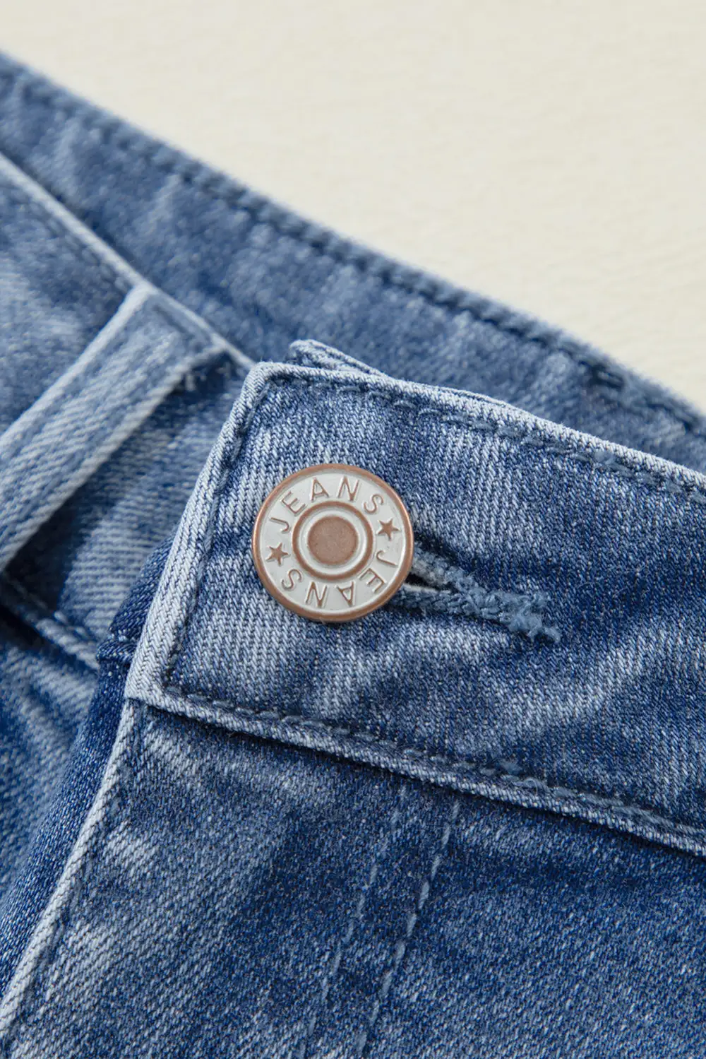 Distressed Wide Leg High Waist Jeans