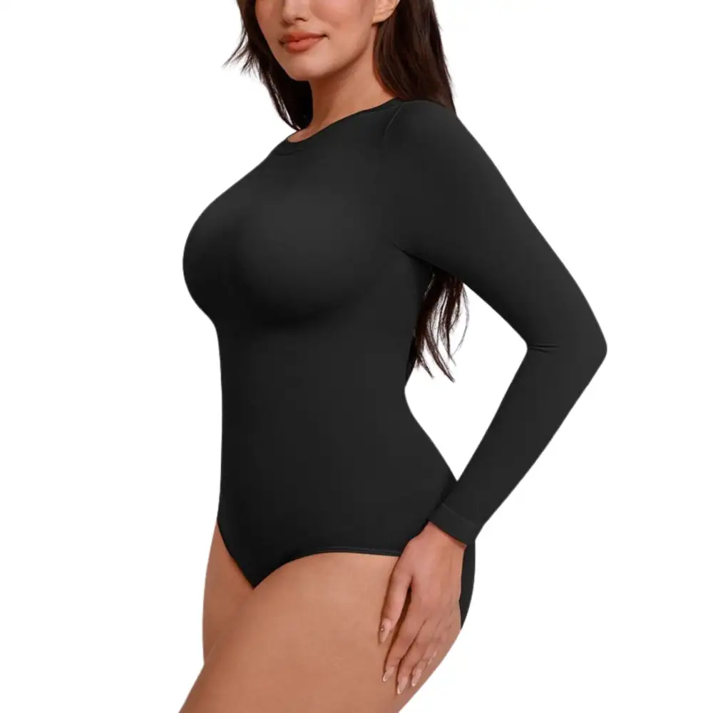 Contour Fit Long Sleeve Shaping Bodysuit