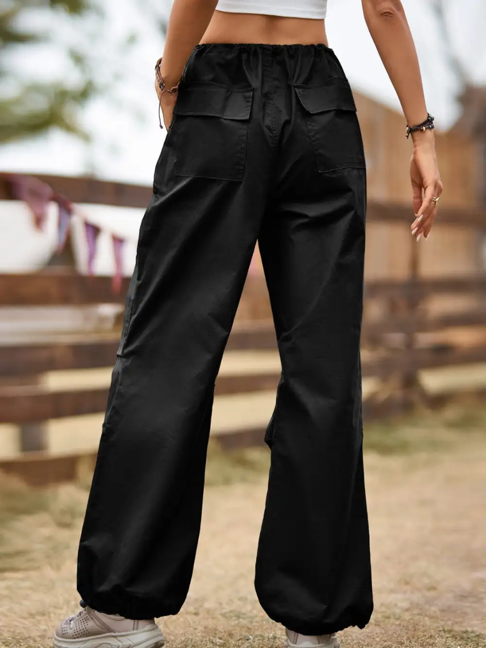 Drawstring Joggers With Pockets