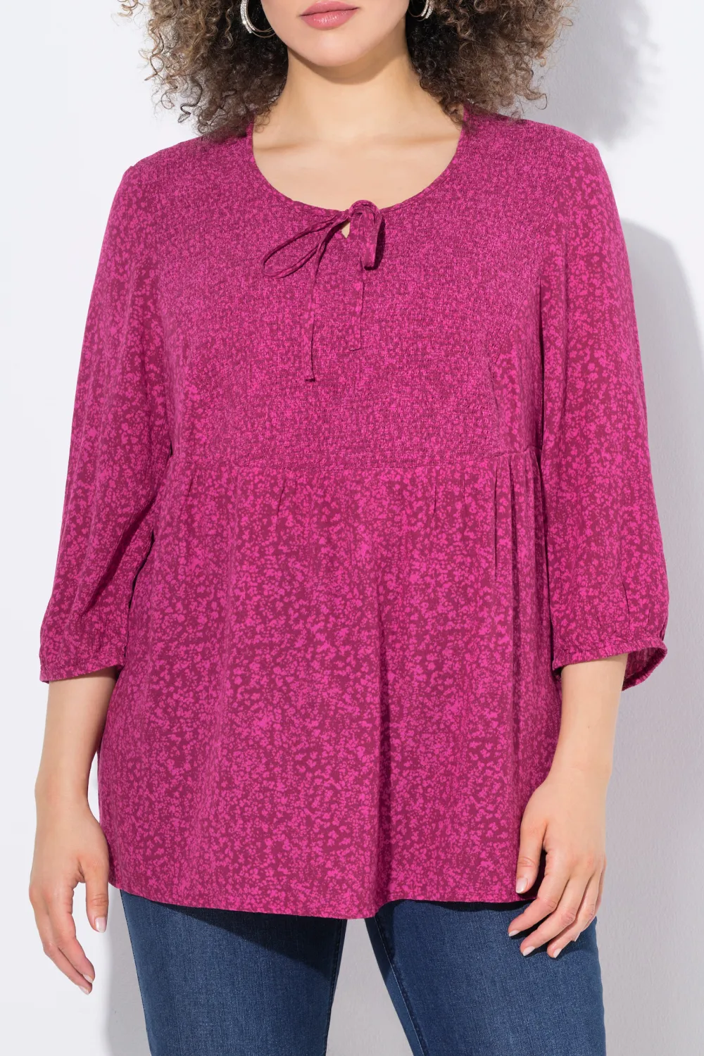 Women's Waist Pleated Top