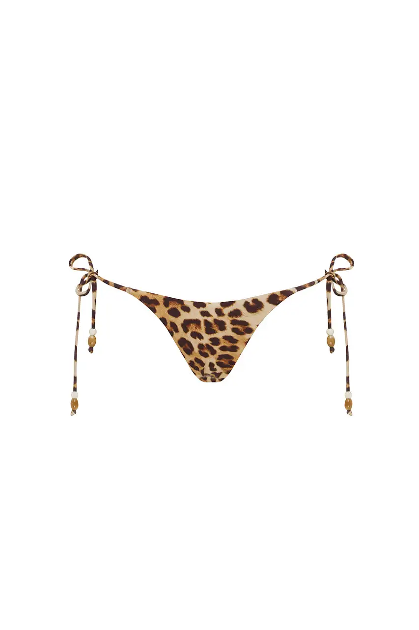 Leopard Print Halterneck Two-Piece Swimsuit