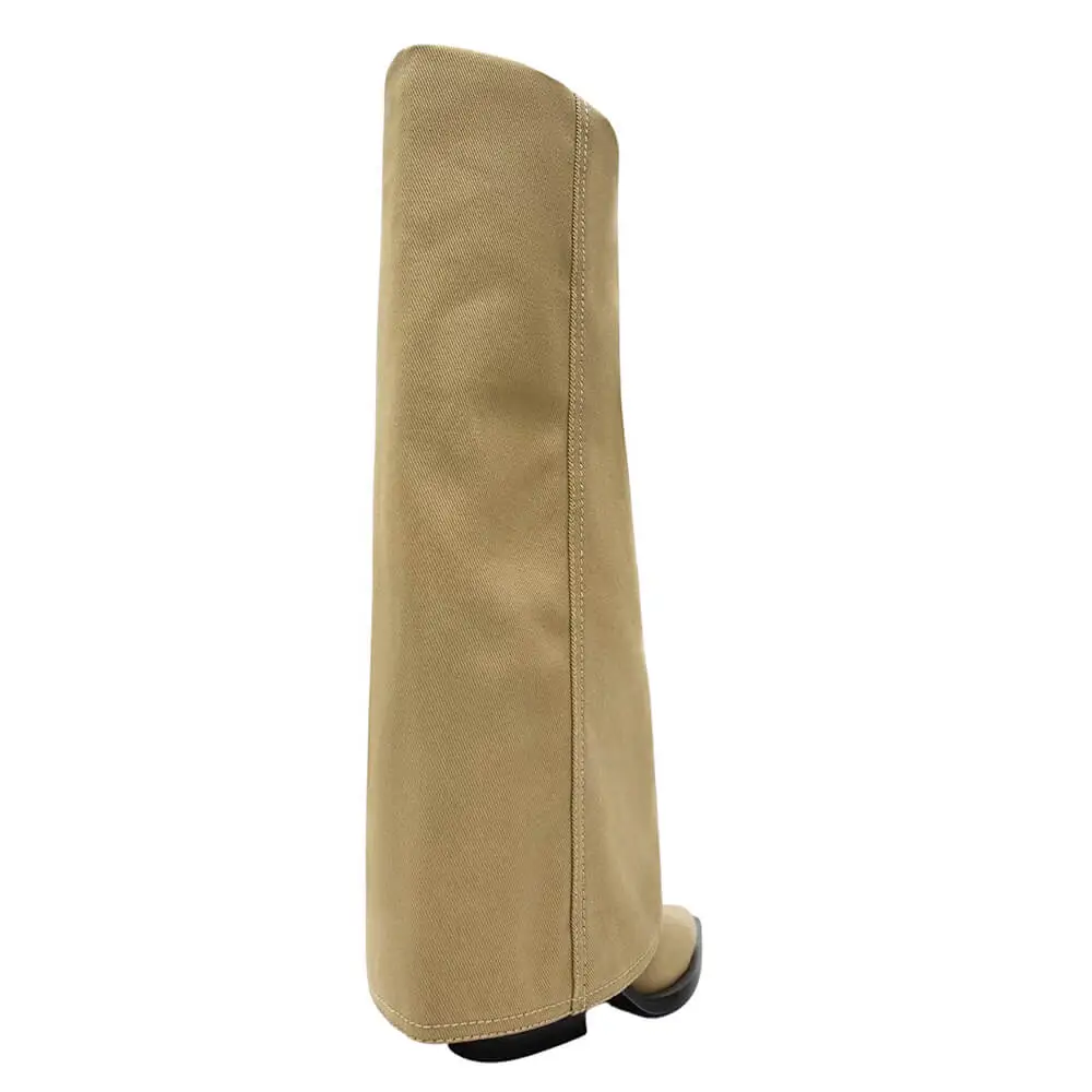 Pointed Toe Wide Calf Boots