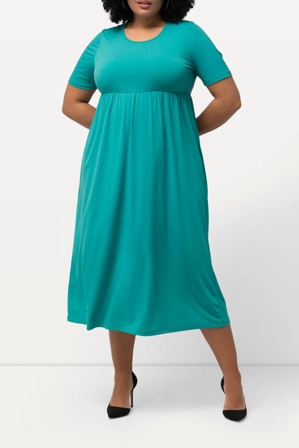 Waist Pleated Dress