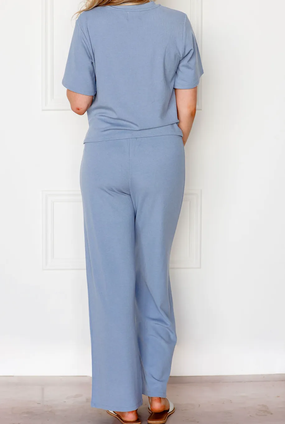 Signature Ribbed Pants Set