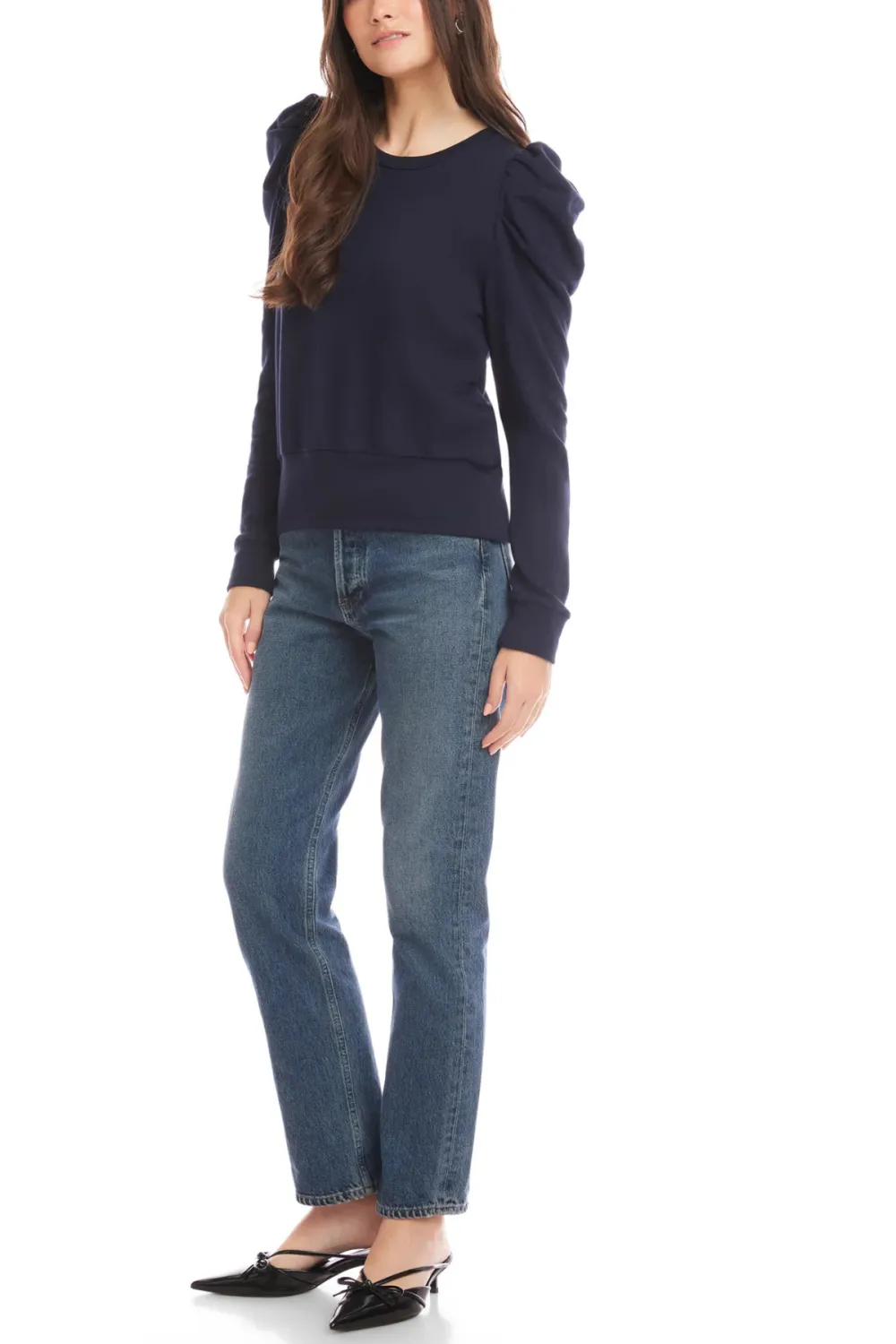 Puff Long Sleeve Cotton Top