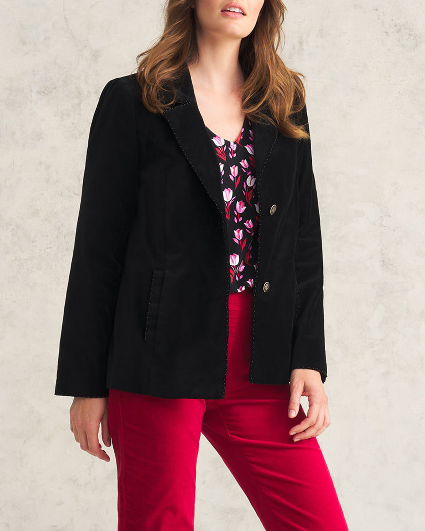 Cotton Velour Jacket