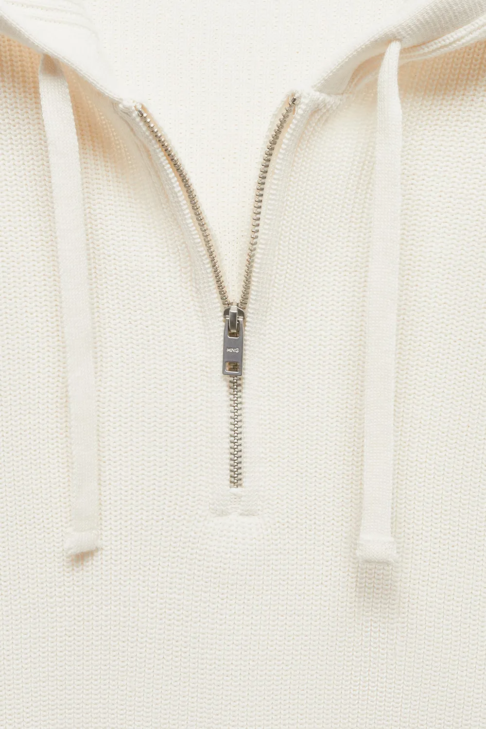 Hooded Knit Sweatshirt