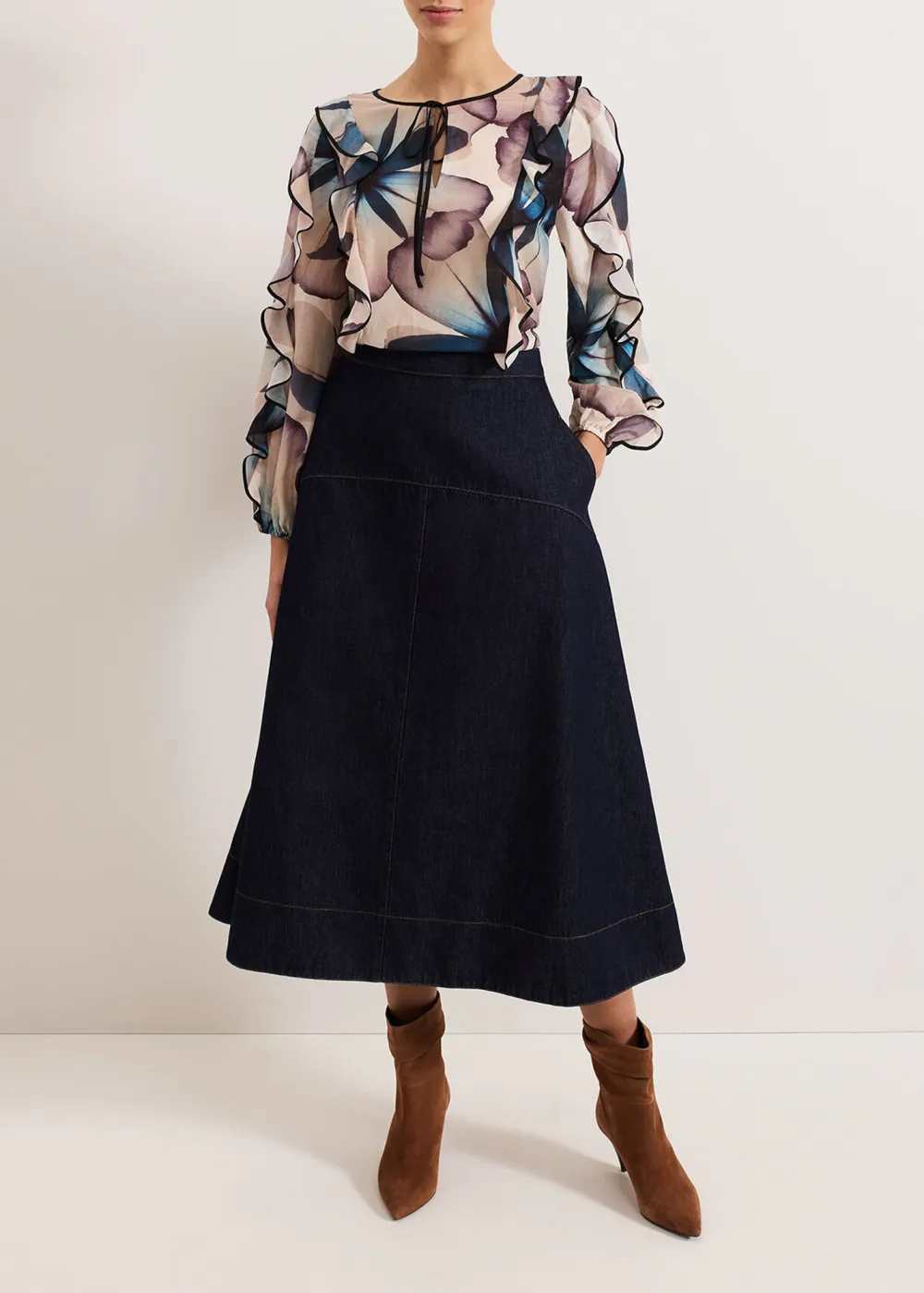 Luxurious Silk Women's Long Sleeve Shirt