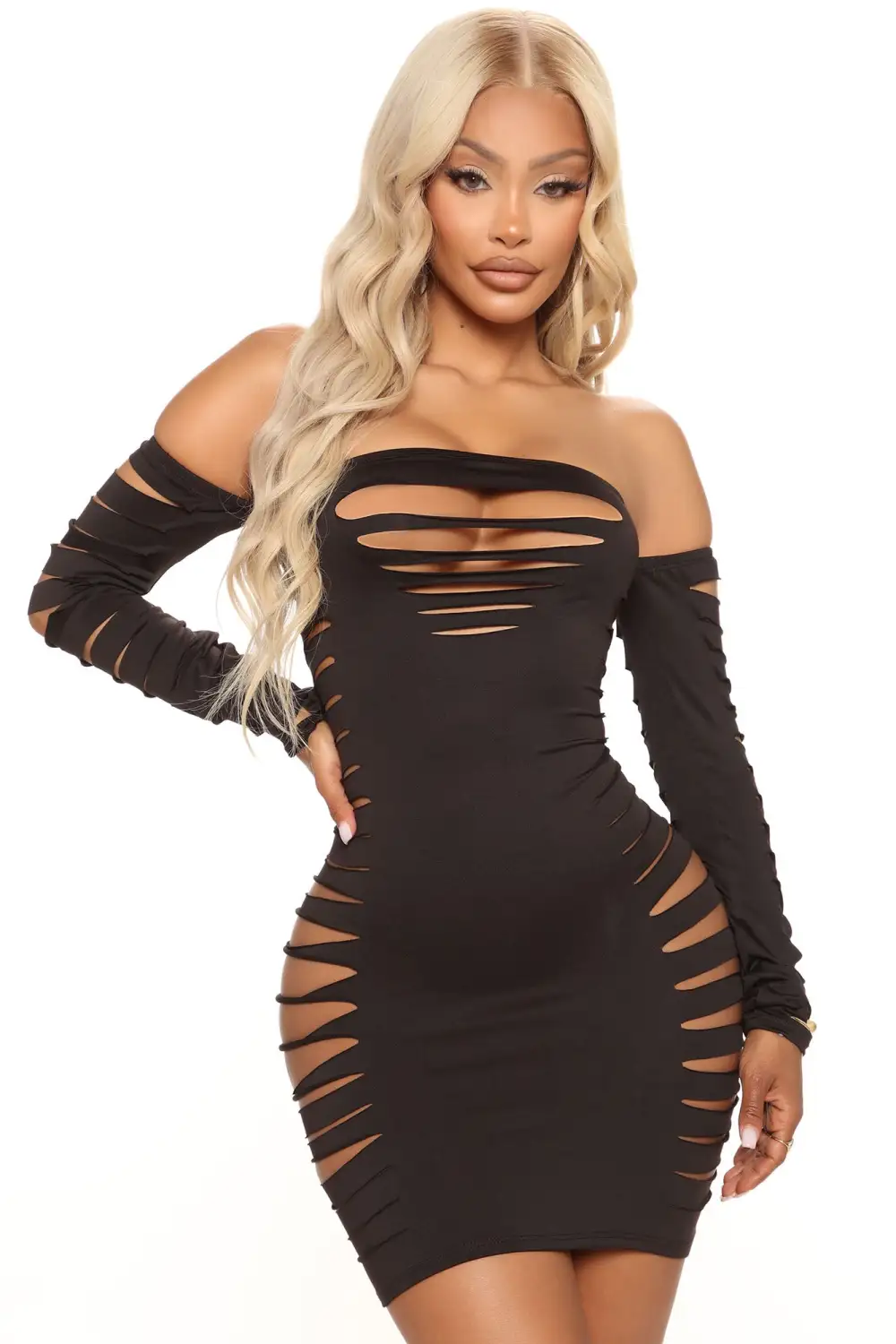 It's A Look Mini Dress - Black