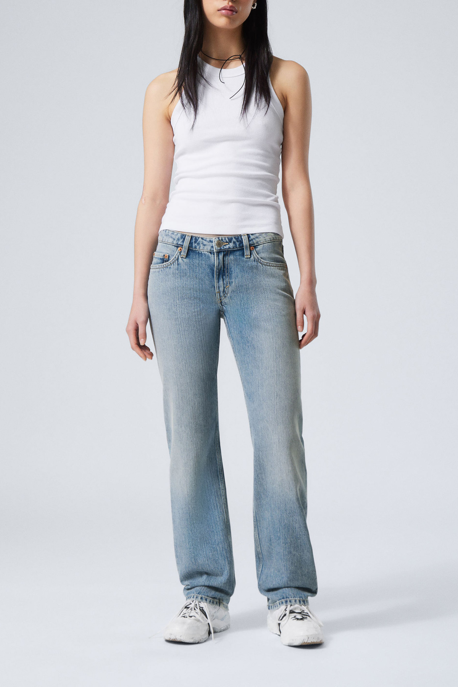 Straight Low Waist Jeans