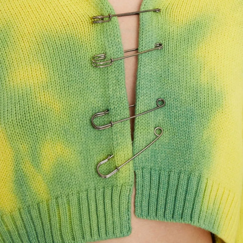Safety Pin Knitted Cardigan