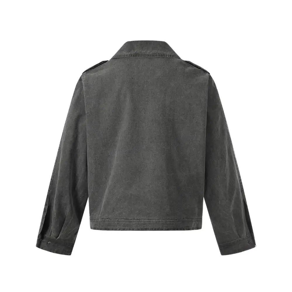 Oversized Utility Denim Jacket