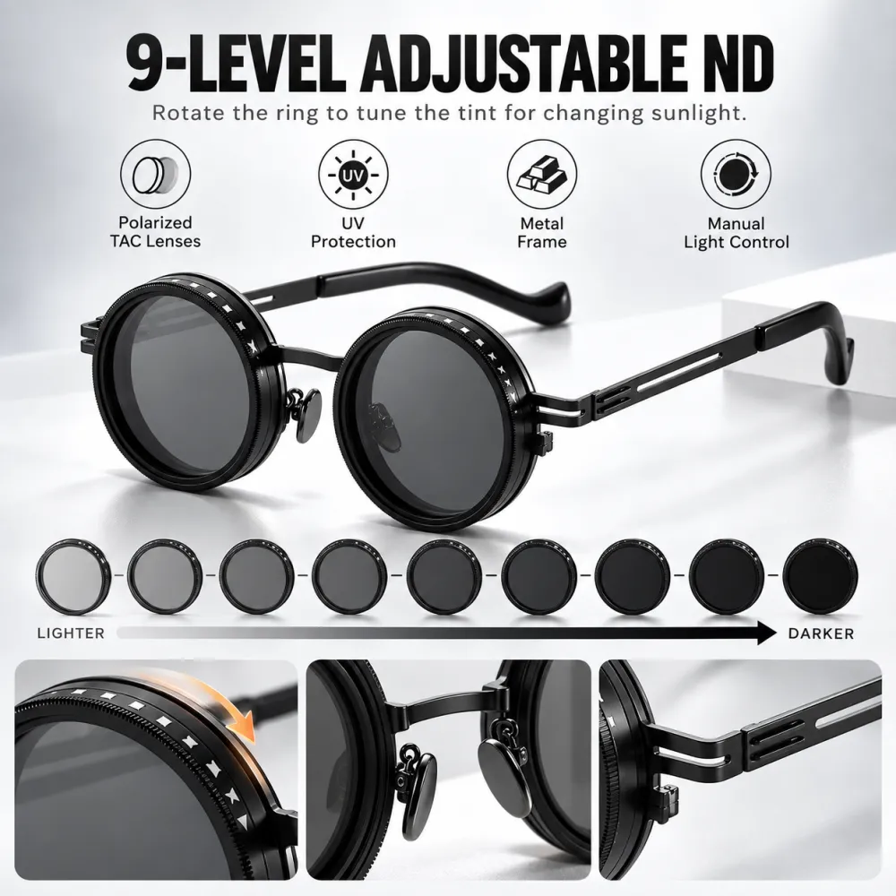 Adjustable Dimming Sunglasses