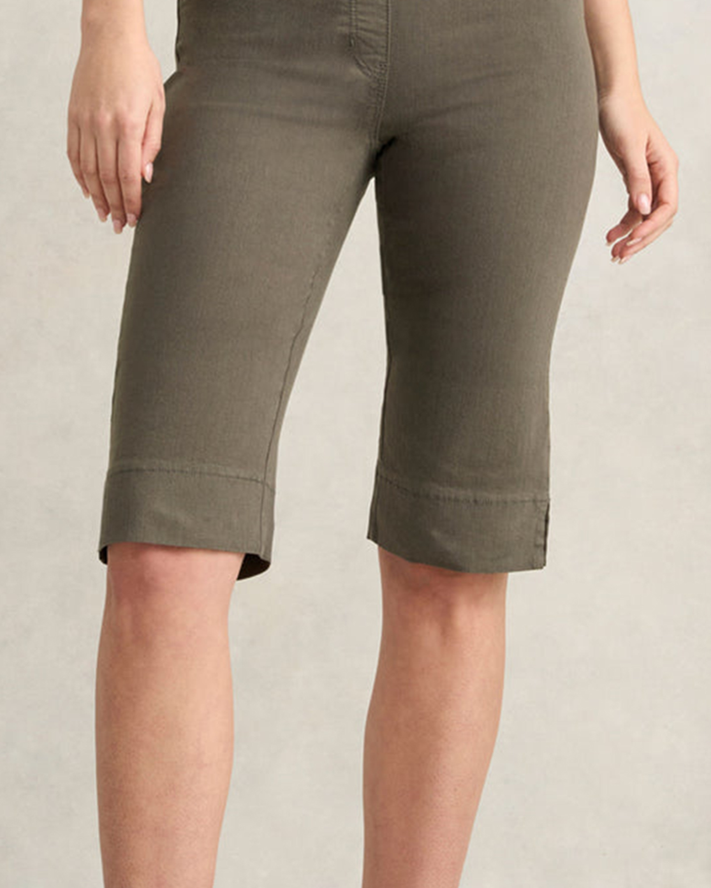 Twill Knee Length Shorts