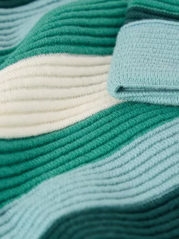 Crew Neck Striped Jumper