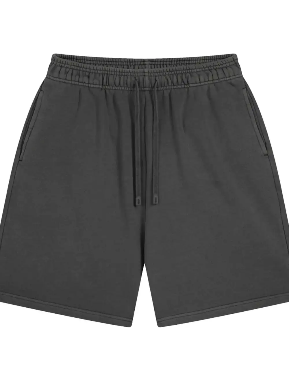 Drawstring Cotton Blend Easy Waist Casual Shorts