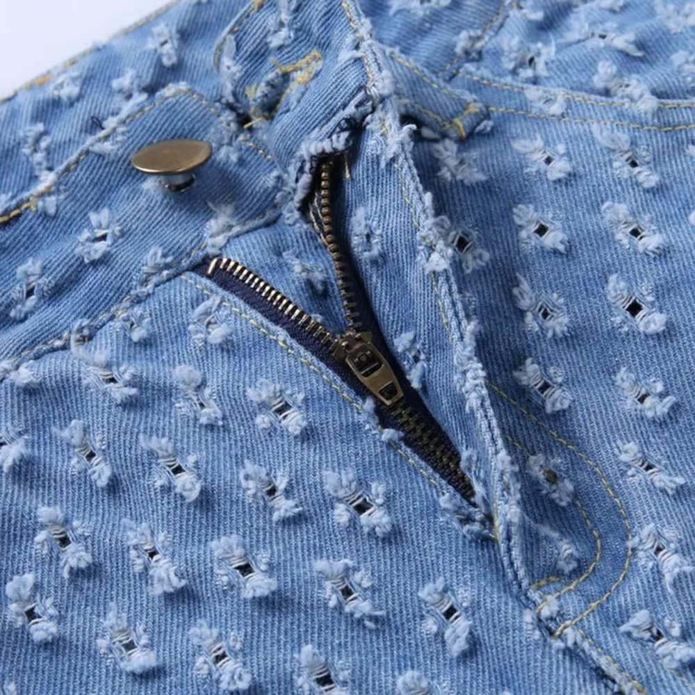 Vintage High Waist Ripped Jeans