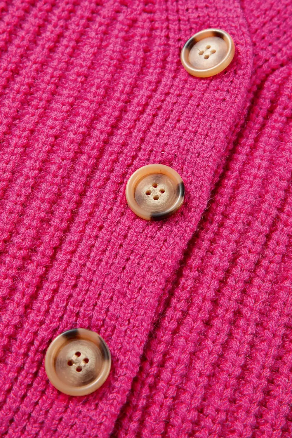 Chunky Knit Button Down Cardigan