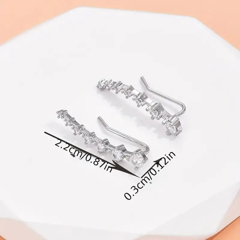 Rhinestone Ear Climbers Jewelry
