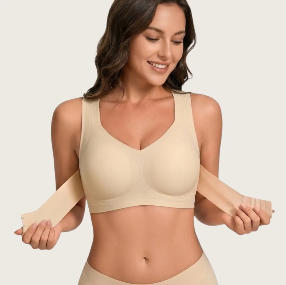 Posture-Correcting Seamless Bra