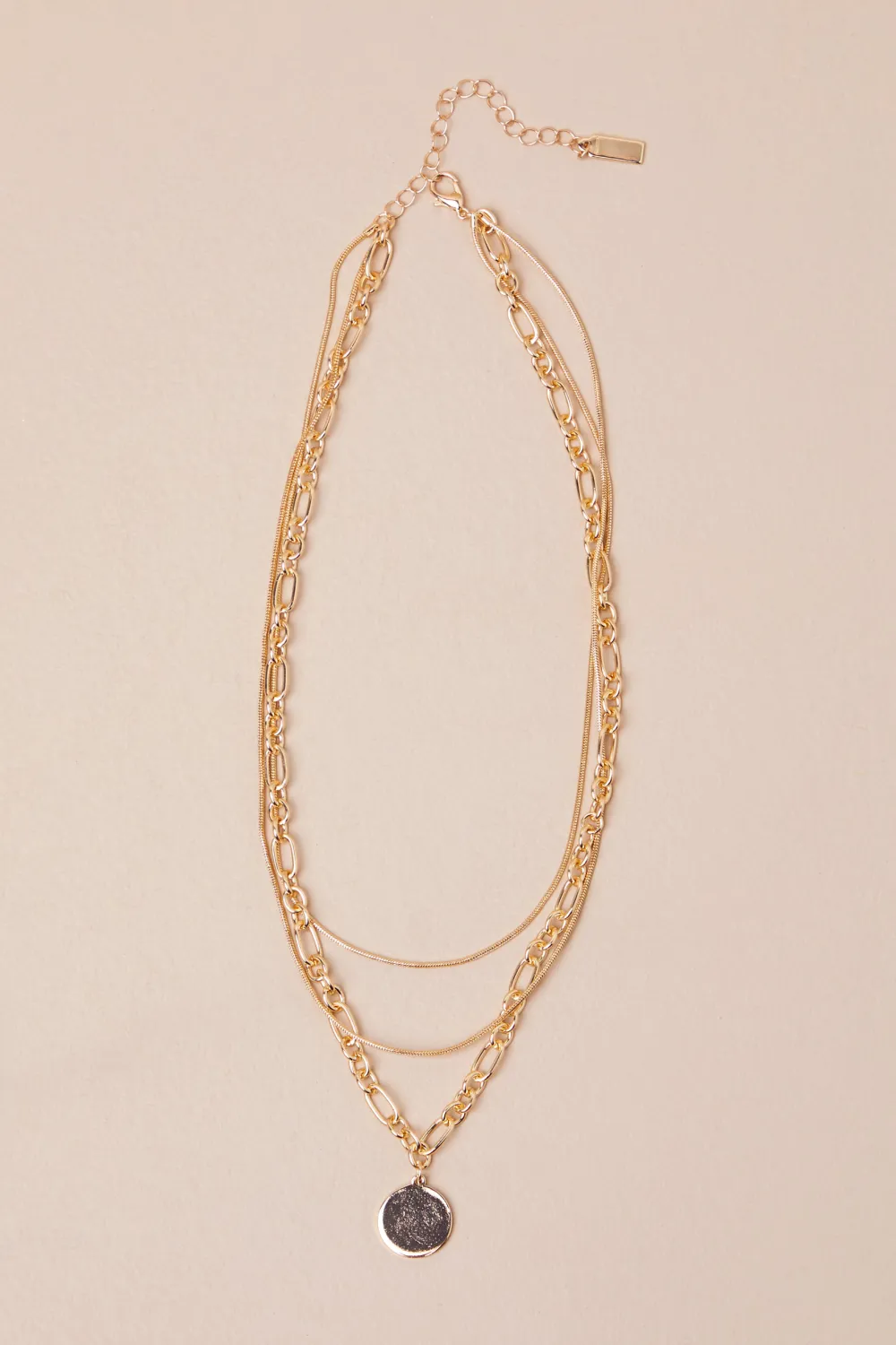 Low-Key Small Double-Layered Gold Necklace