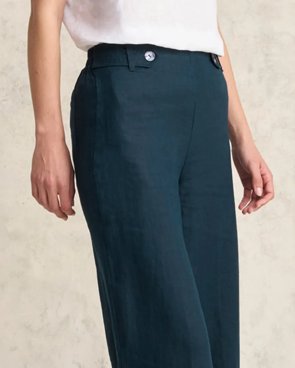 Linen Culotte - Ink