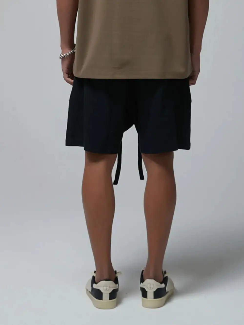 Utility Drawstring Cotton Blend Casual Shorts