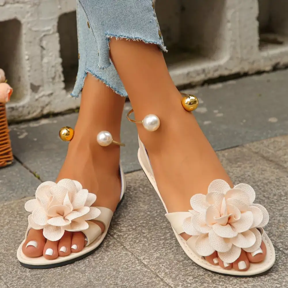 Flower Open Sandals