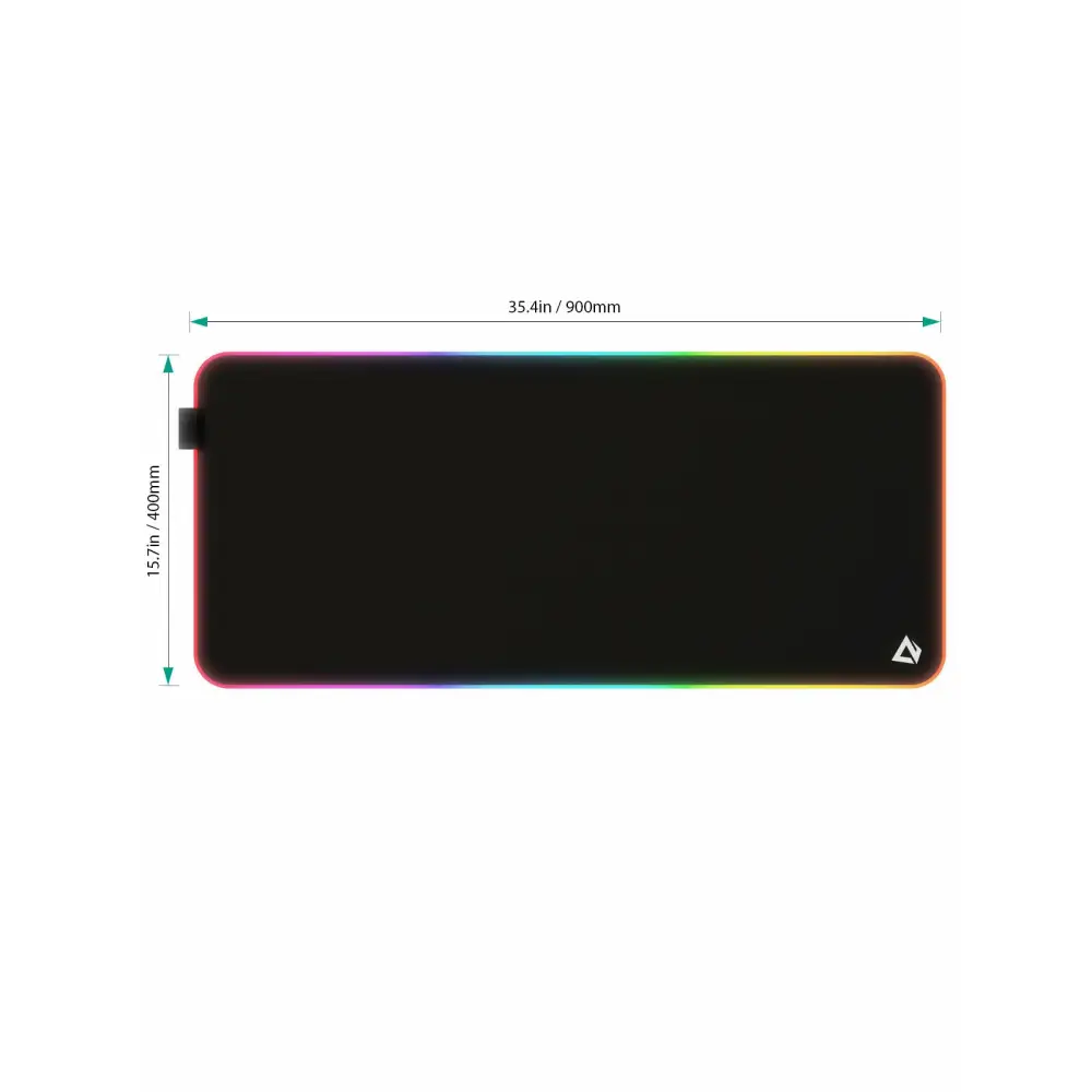 AUKEY KM-P7 RGB Gaming Mouse Pad Extended Soft Led 35.4 × 15.7 inches