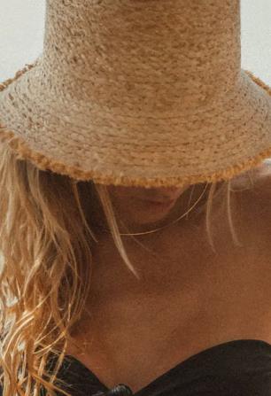 Natural Fur Brimmed Bucket Hat