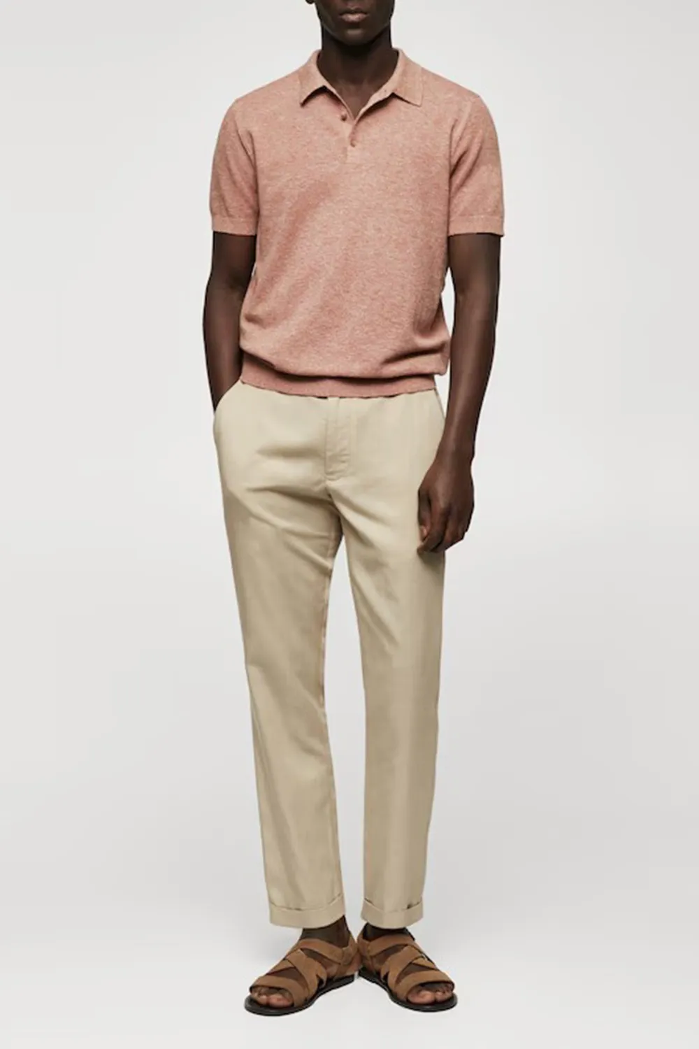 Knit Cotton Polo Shirt