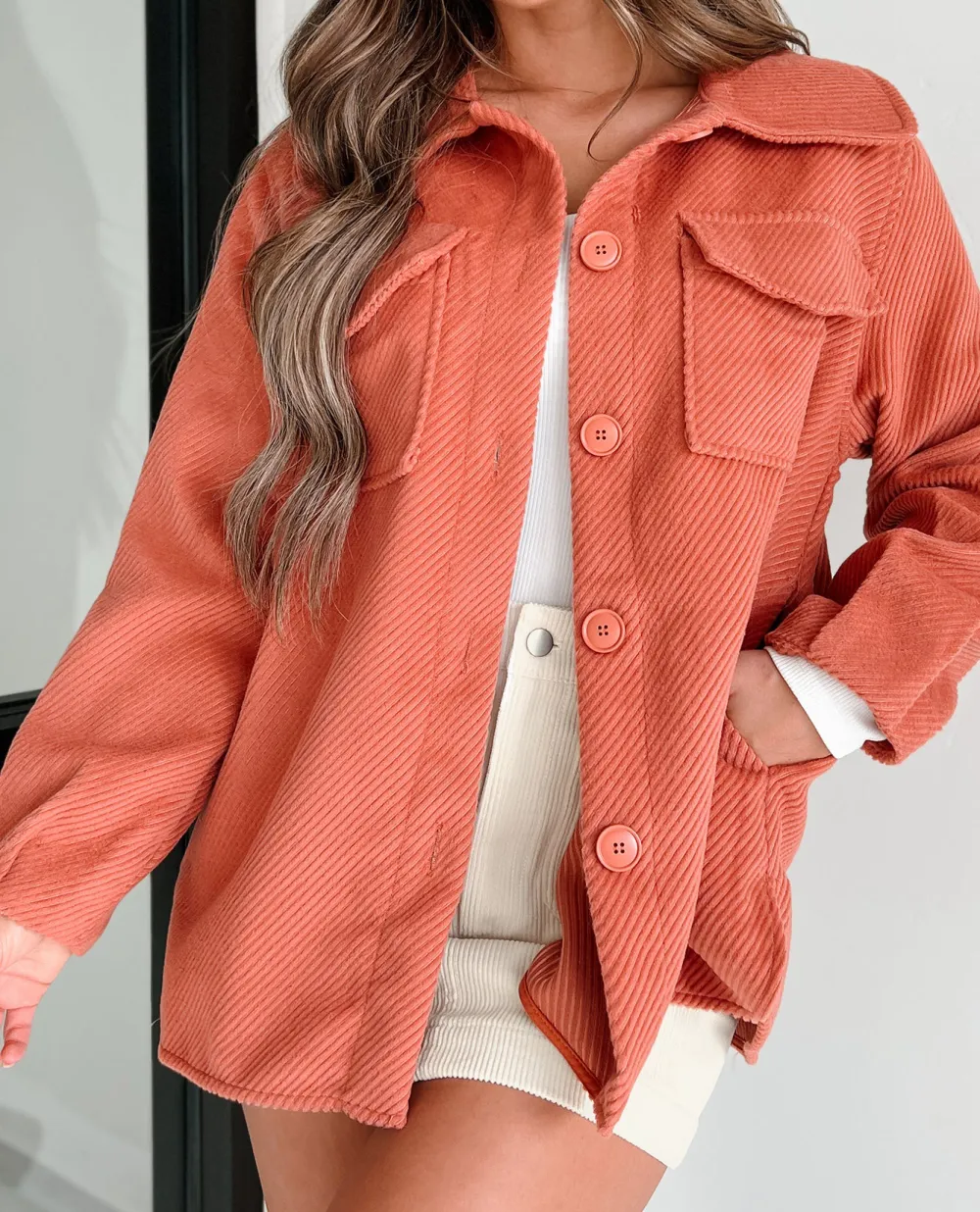 Ribbed Shacket