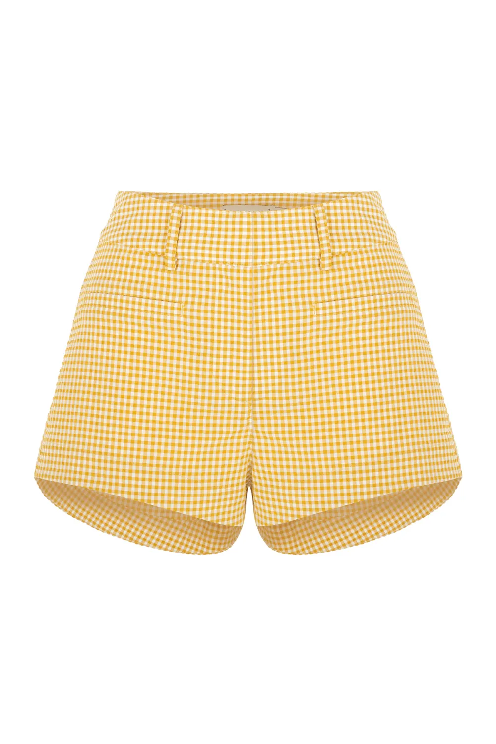 Plaid Short-Yellow