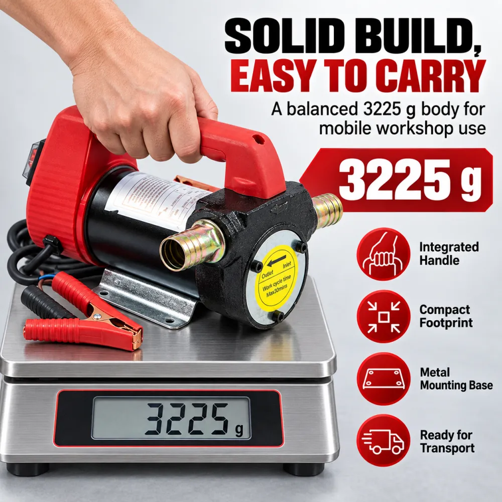 DC Oil Transfer Pump, Portable Mini Handheld