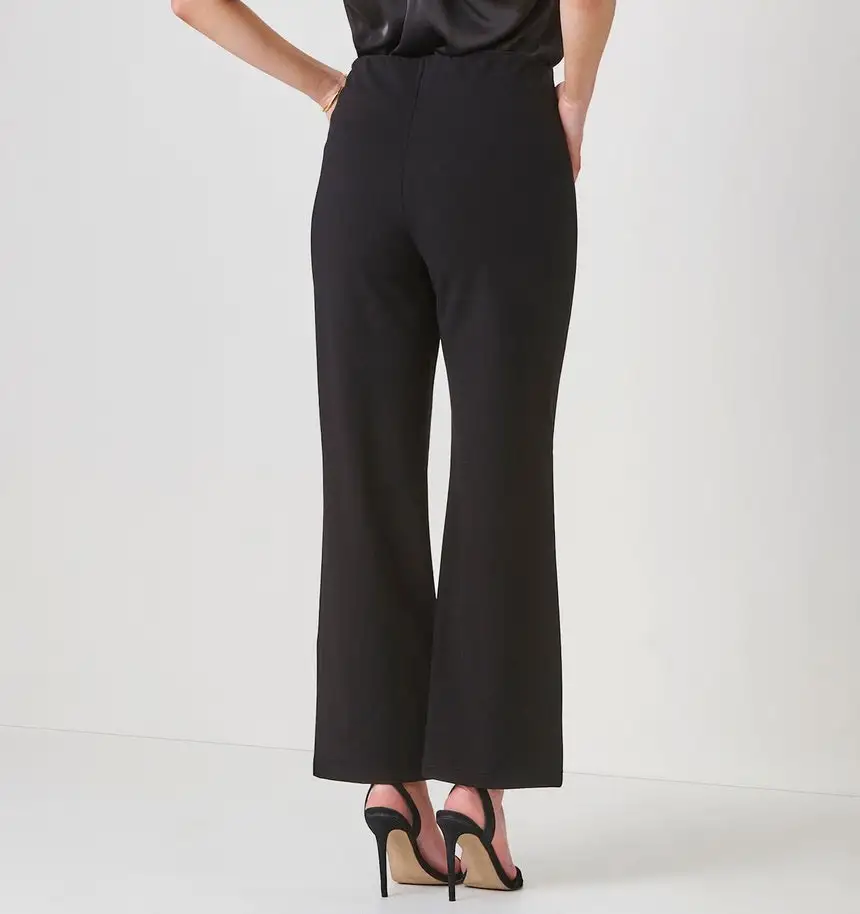Structured Nylon Roomy Casual Pants