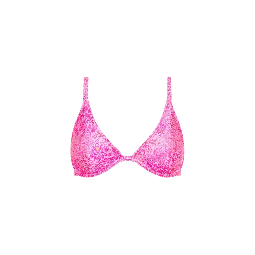 Hot Pink Underwire Bikini Top