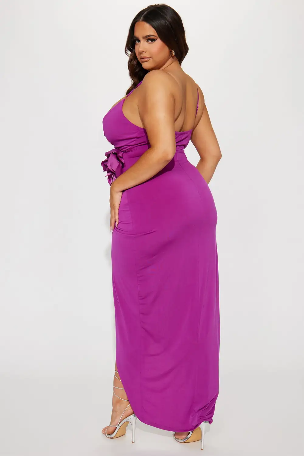 Garner Floral Maxi Dress - Wine