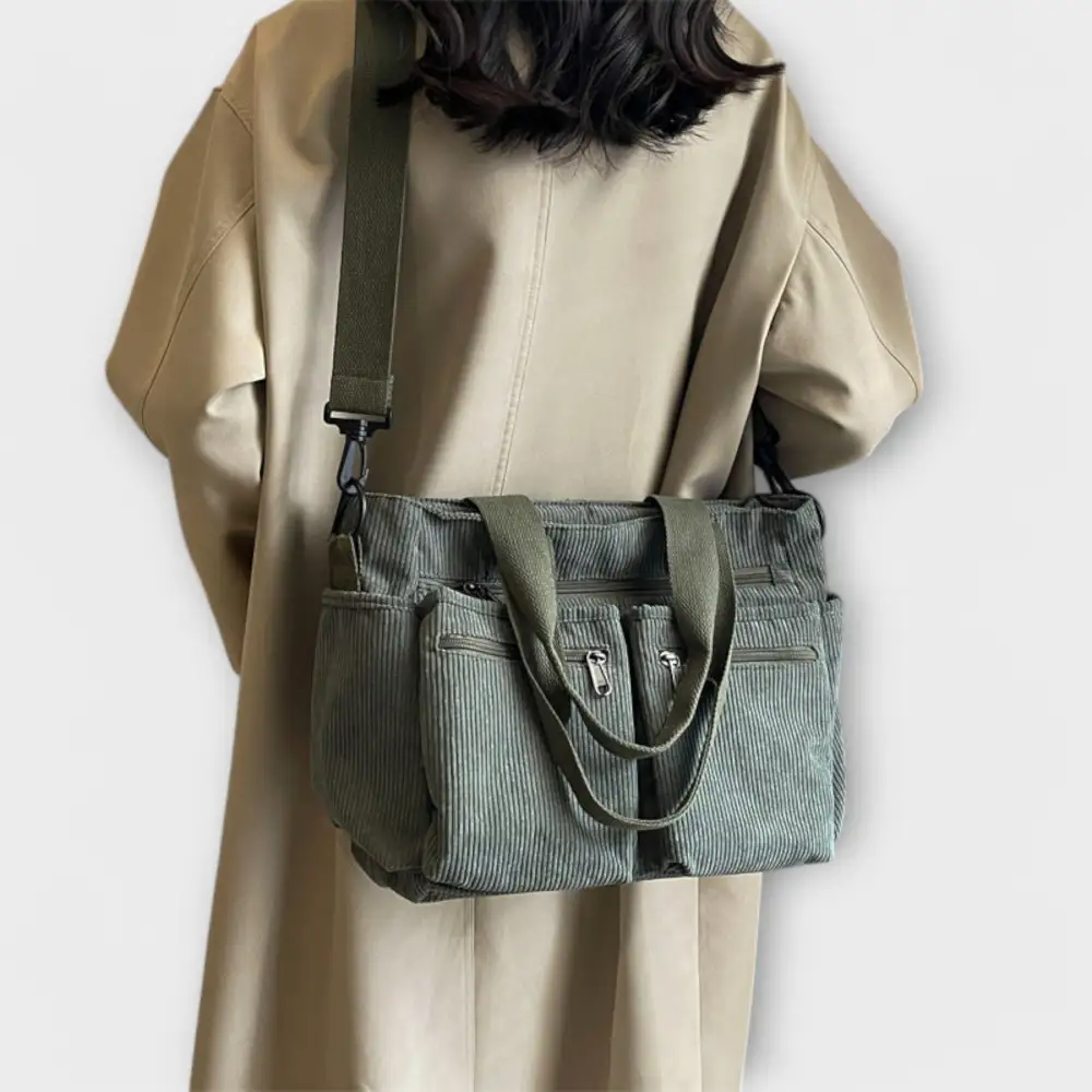 Nylon Soft Grain Tote Bag