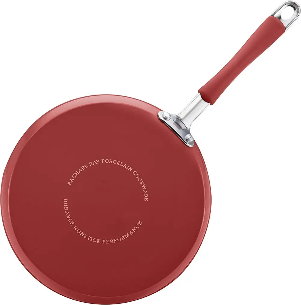 Nonstick Cookware Pots and Pans Set, 12 Piece, Cranberry Red