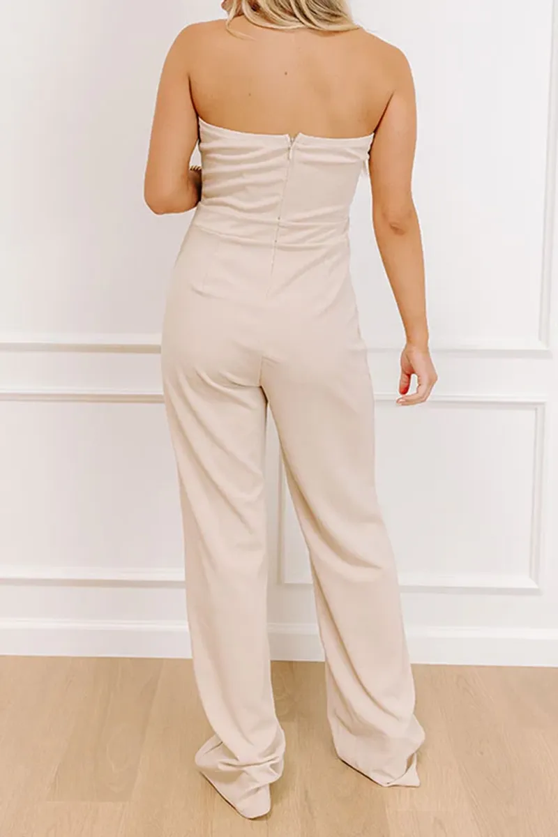 Clean And Low-Key High-End Jumpsuit