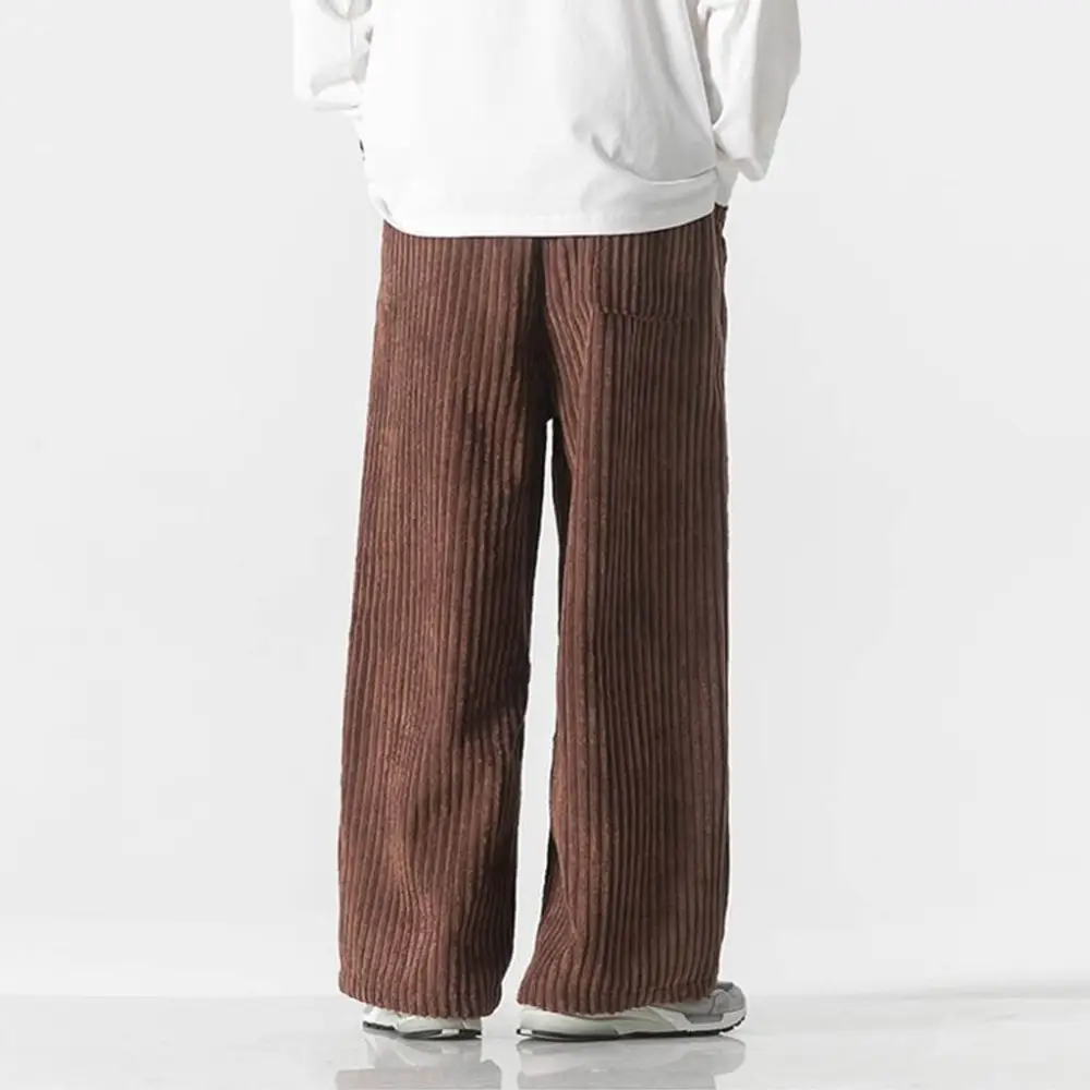 Textured Corduroy Wide Pants